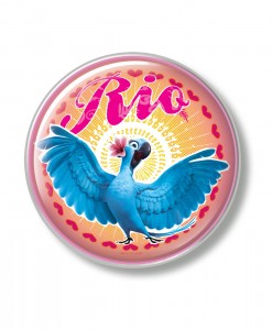 "Uniel DTL-371 RIO1-14 Pink ночник 0.4W 3LED 125х60 Жемч-ка (4хR6 не в компл) пластик, розовый, BL