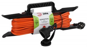 ЭРА силовой удлинитель на рамке ПВС 3х0.75 1 роз. 10 м IP44 земля UFx-1e-3x0.75-10m-IP44 9181