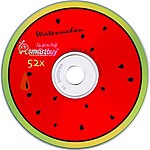 К/д Smartbuy CD-R 80min 52x Fresh-Watermelon CB-25/250/