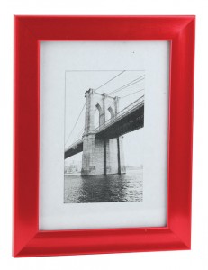 Фоторамка Image Art пластик 606/25х25 красный 1132