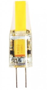 General G4 12V 3W 2700K 2K 38x12 COB силикон BL5 (цена за 1шт.) 652600