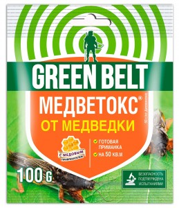 Медветокс 100гр. (от медведки, садовых муравьев) диазинон+медов. приманка, гранулы Грин Бэлт 01-473
