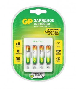 З/у GP R03/R6x2/4  (+акк.4xR03x750mAh) GP E411/75AAAHCCS-2CR1