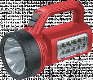 Navigator Фонарь-прожектор NPT-SP34-ACCU 1LED 3W+10LED 5W аккум 0,6Ah 150x75x107, пласт 93893