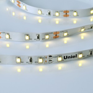 Uniel лента св/д 12V 4.8W/m 60LED/m 8мм IP20 PROFI белый свет 4000K (интерьерная) 4м, 9093