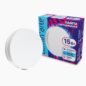 Lumin'arte лампа св/д GX53 15W (1200lm) 6500К 6К R75 27x74 LSTD-GX-15W6KGX53