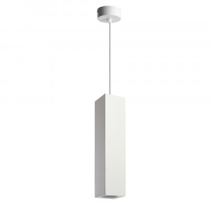 Feron св-к подвесной под лампу MR16 GU10 белый 60x60x280 ML1748 QUAD 48432