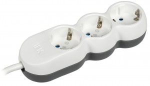 IEK (ИЭК) сет. удл. ПВС 3х1.5 3 роз. 3 м 16А земля UNO WYP53-16-03-03-Z