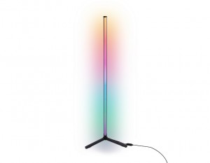 Ambrella торшер св/д 15W(1125lm) RGB D32x1250 черный LED пульт ДУ FL8022 BK