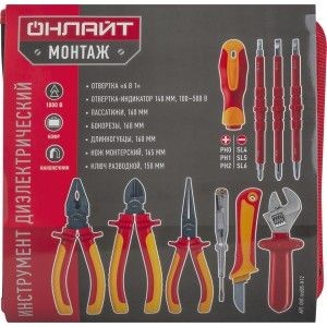 ОНЛАЙТ Набор инструмента OHT-Ind05-H12 (диэлектрические, 12 шт) 90175