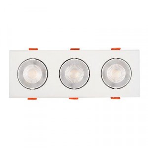 Jazzway св-к встр св/д даунлайт 3x8W (1440lm) 4000K 4K бел. 244х88х21  PSP-S 413 .5048379