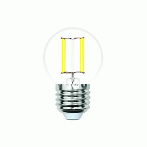 Volpe G45 шар E27 6W(600lm) 4000K 4K прозрачная LED-G45-6W/4000K/E27/CL/SLF