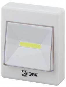 ЭРА фонарь пушлайт кликер SB-606 COB 3xAAA, скотч BL