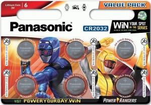 Э/п Panasonic CR2032 BL6 POWER RANGERS