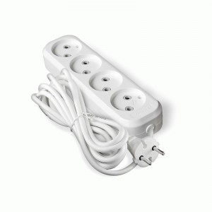 UNIVersal сет. удл. ПВС 2х0.75 4 роз.  3 м 10А (корпус ABS) E-204 1968