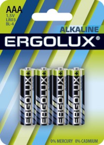 Э/п Ergolux LR03/286 BL4