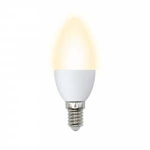 Volpe NORMA свеча E14 9W(750lm) 3000K 2K матовая 37x100 LED-C37-9W/WW/E14/FR/NR
