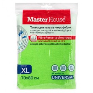 Тряпка д/пола супервпит. 70*80см, микрофибра, MT02XL, арт.60178 Master House