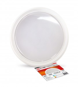 ASD/inHome св-к св/д ЖКХ СПБ-2 20W(1400lm) 4000К 4K круг, пластик, белый 250x41 IP40 0655