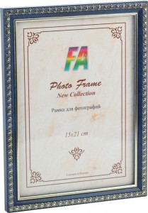 Фоторамка FA Рамка пластик "Камея" бирюза 10x15 1357
